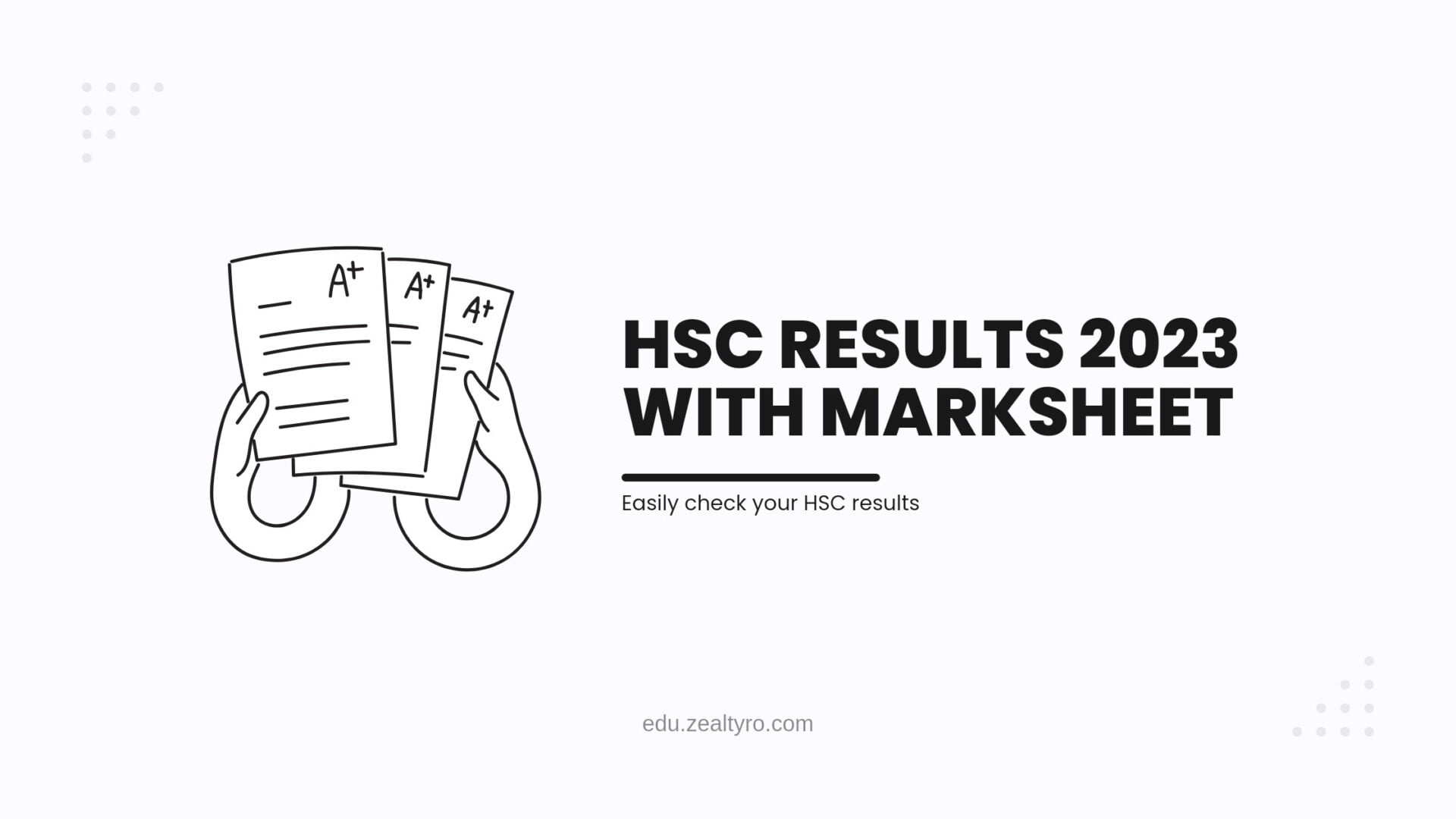 HSC Result 2023 With Marksheet